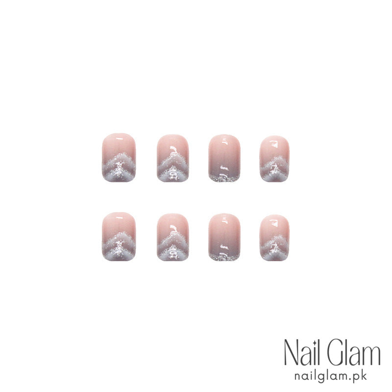 Twilight Blossom (24Pcs) - Nail Kit Included