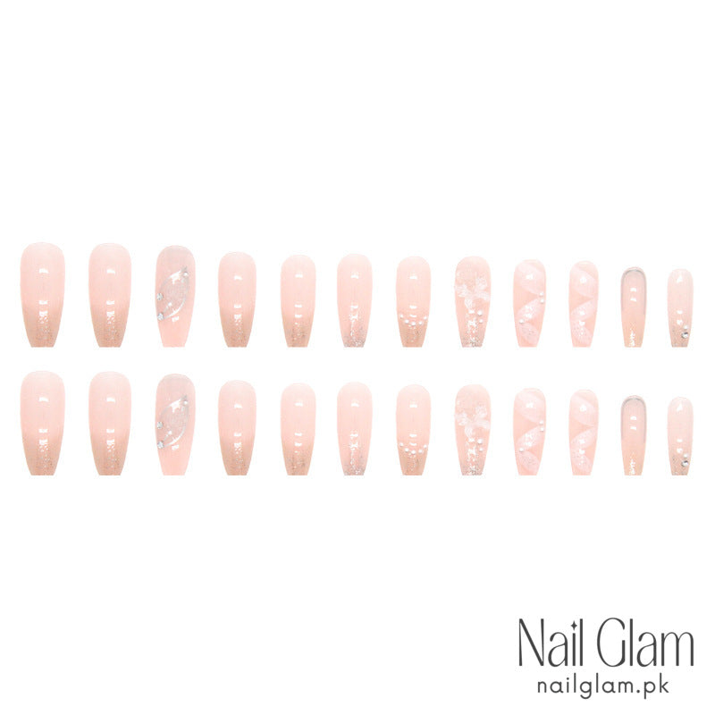 Ethereal Blossom (24Pcs) - Nail Kit Included
