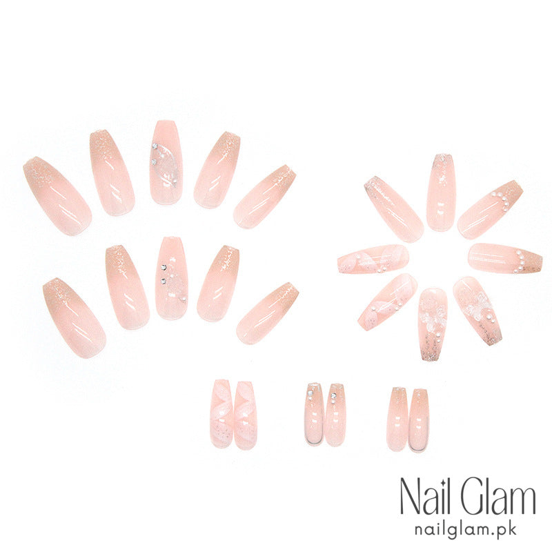Ethereal Blossom (24Pcs) - Nail Kit Included