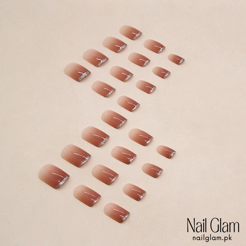 Glimmering Nectar (24Pcs) - Nail Kit Included