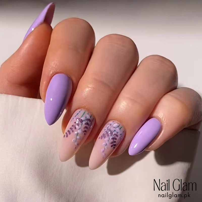 Lavender Fields (24Pcs) - Nail Kit Included