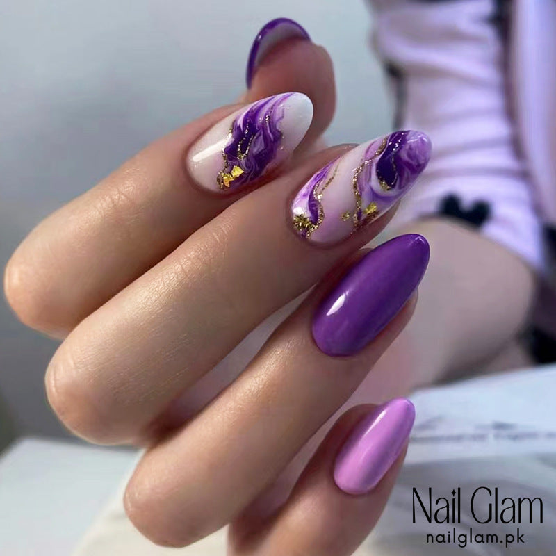 Royal Purple (24Pcs) - Nail Kit Included