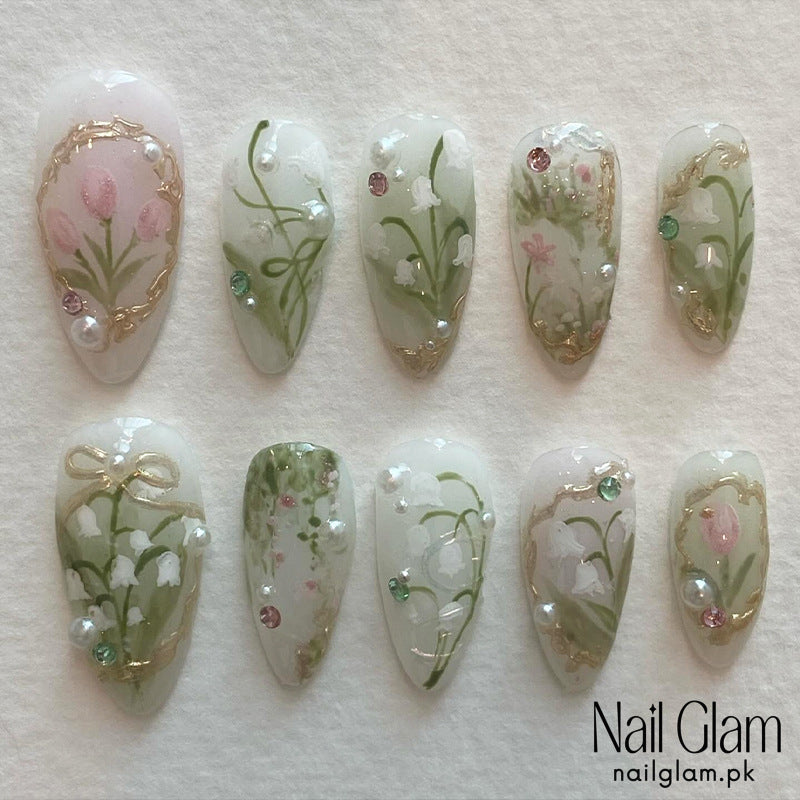 Garden Whispers (24Pcs) - Nail Kit Included
