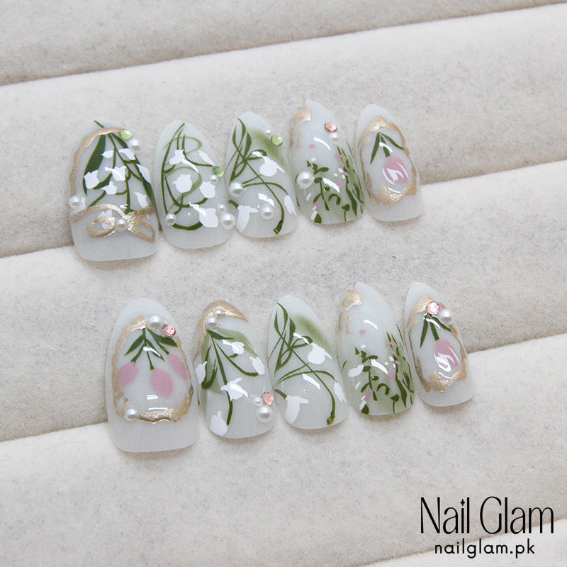 Garden Whispers (24Pcs) - Nail Kit Included