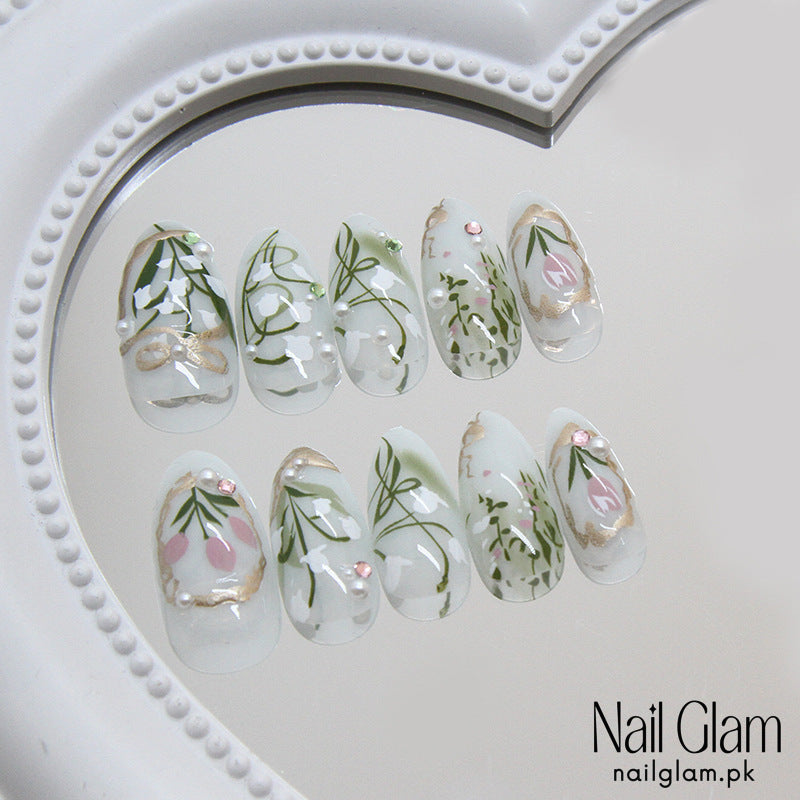 Garden Whispers (24Pcs) - Nail Kit Included