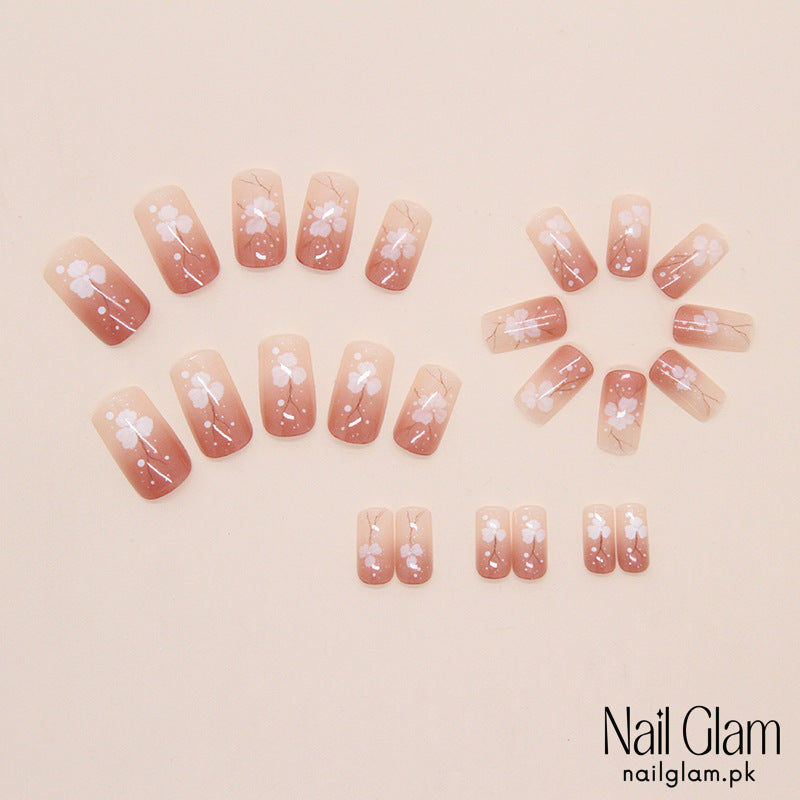 Blossom Beauty (24Pcs) - Nail Kit Included