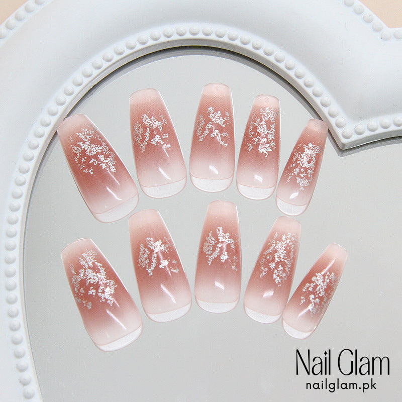 Whimsical Blossom (24Pcs) - Nail Kit Included