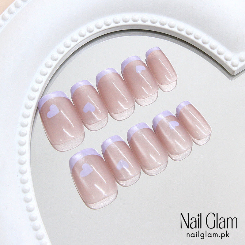 Lavender Whisper Delicate Touch (30Pcs) - Nail Kit Included