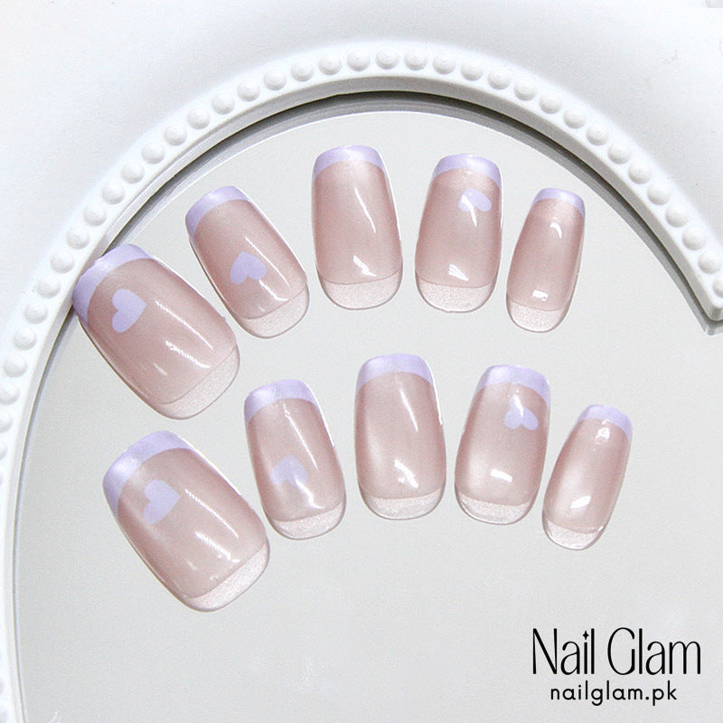 Lavender Whisper Delicate Touch (30Pcs) - Nail Kit Included