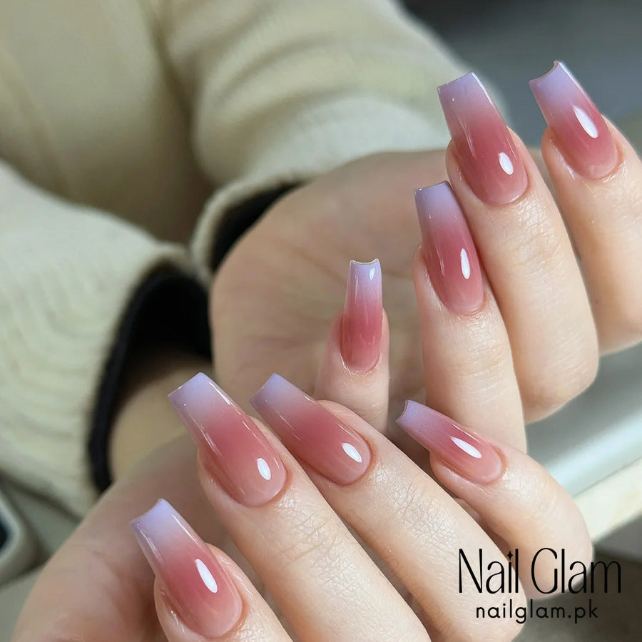 Blush Gradient Elegance (24Pcs) - Application Kit Included