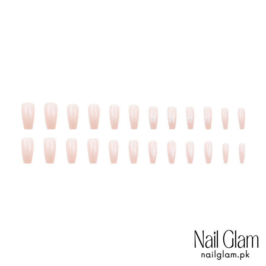 Ethereal Beauty Press-On Nails (24Pcs) - Application Kit Included