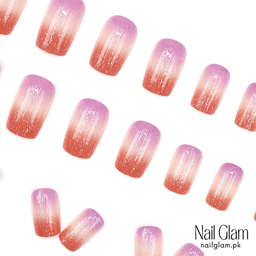 Nail Glam 409 - Lavender Dream (24Pcs) - Application Kit Included