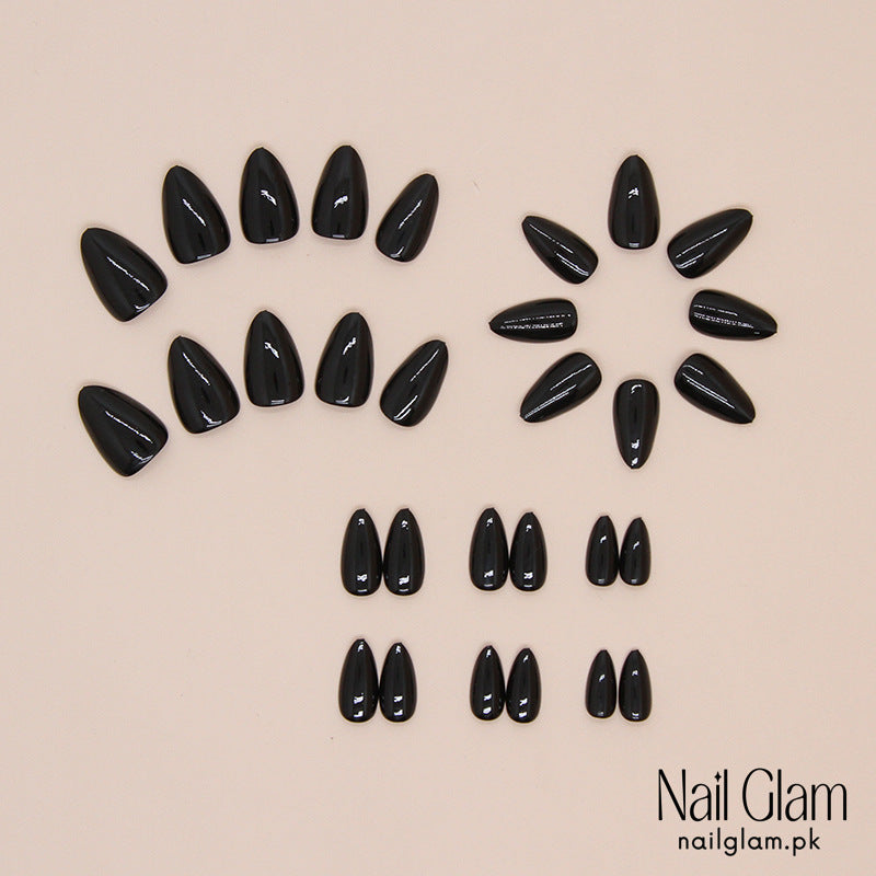 Nail Glam 419 - Celestial Eclipse (24Pcs) - Application Kit Included