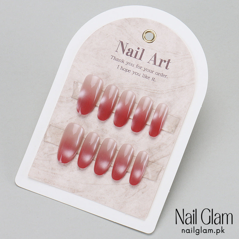 Nail Glam 452 - Autumnal Gradient– Press-On Nails (30Pcs) - Application Kit Included