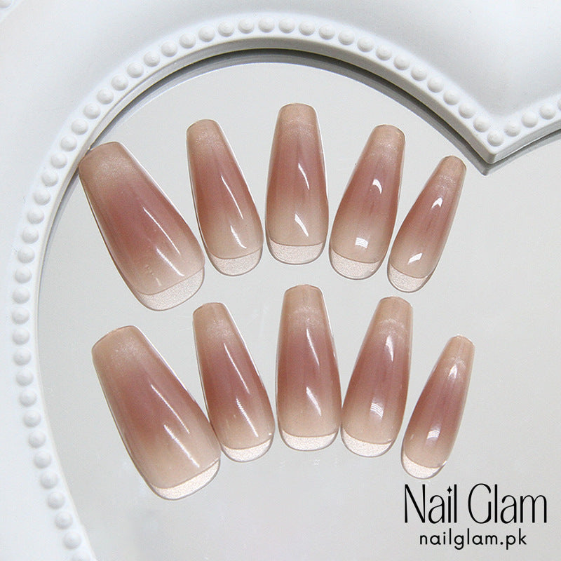 Nail Glam 467 - Cat Eye Gradient (30Pcs) - Application Kit Included