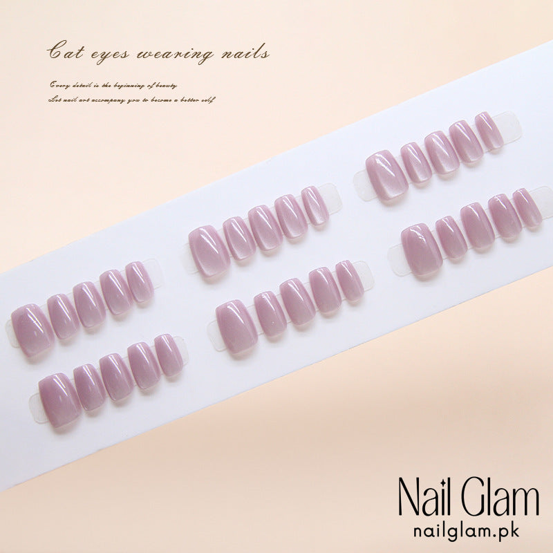 Nail Glam 468 - Lavender Mist (30Pcs) - Application Kit Included
