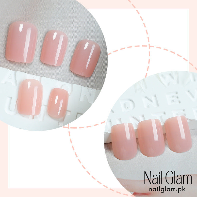 Nail Glam 479 - Nude Perfection (24Pcs) - Application Kit Included