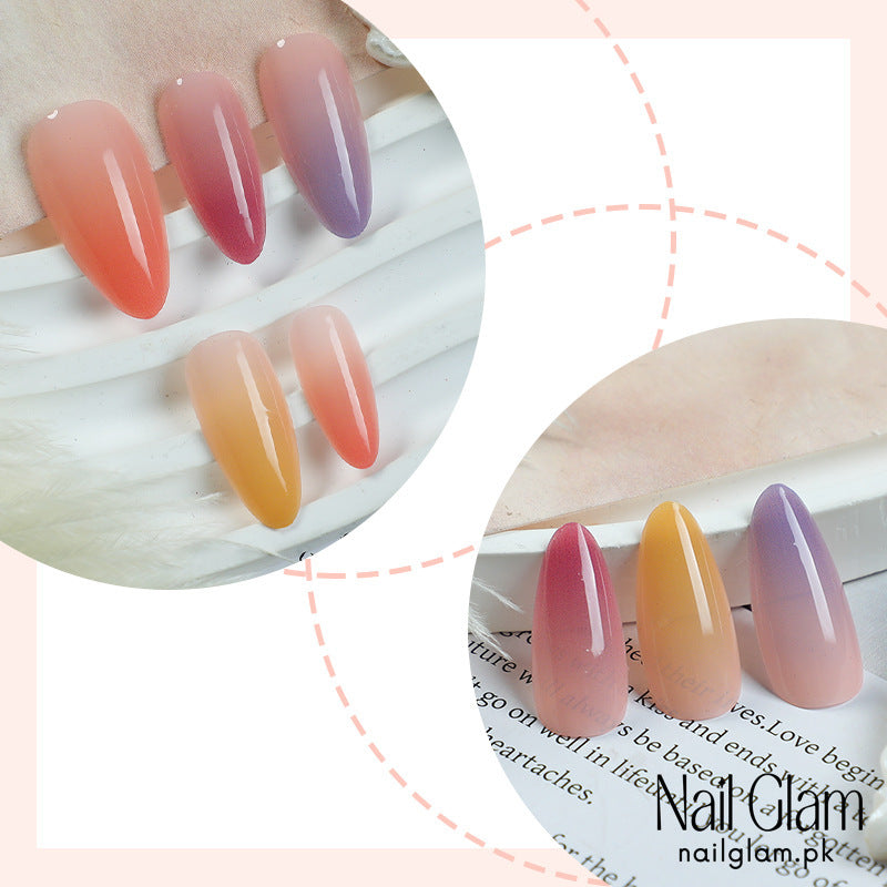 Nail Glam 509 - Pastel Spectrum (24Pcs) - Application Kit Included
