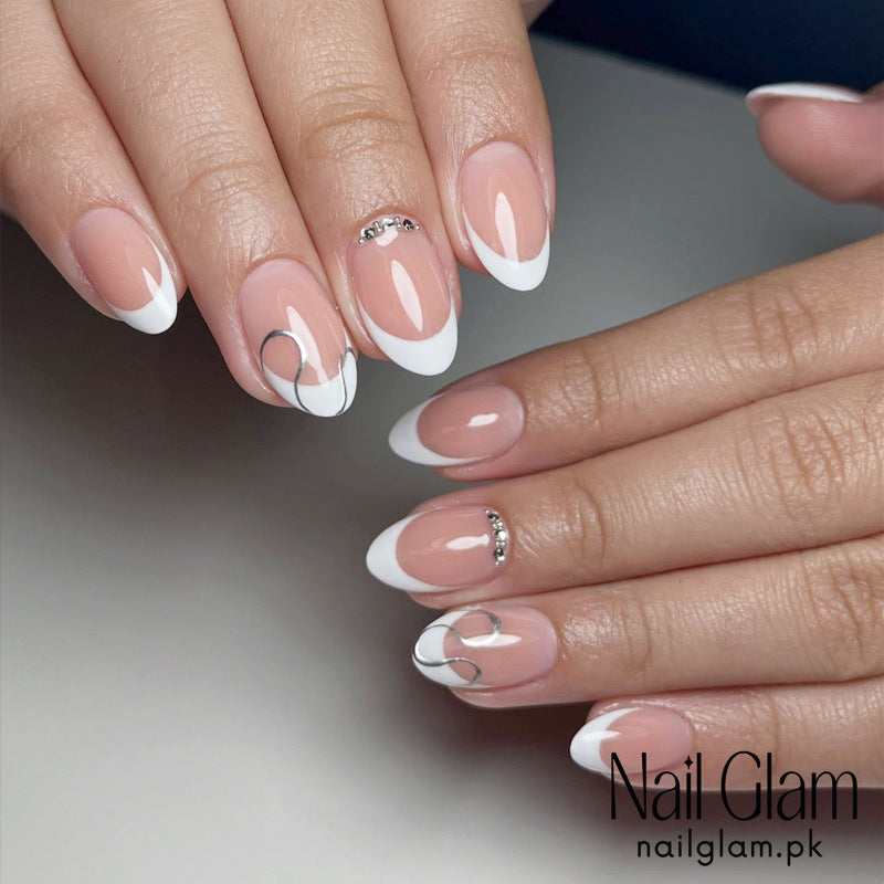 Nail Glam 574 - Love at First Sight (24Pcs) - Application Kit Included