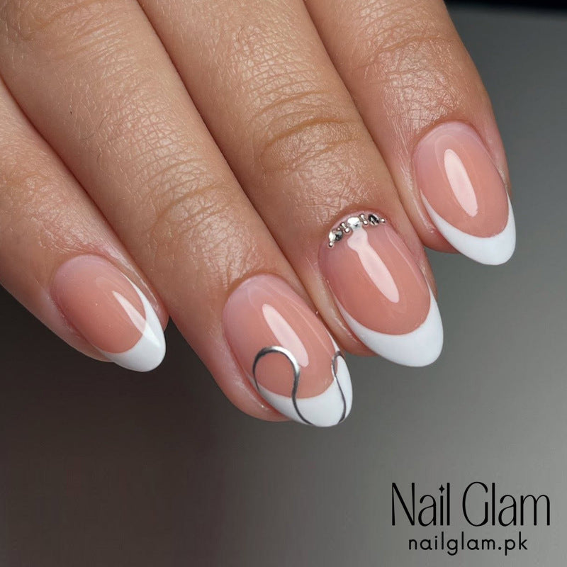 Nail Glam 574 - Love at First Sight (24Pcs) - Application Kit Included