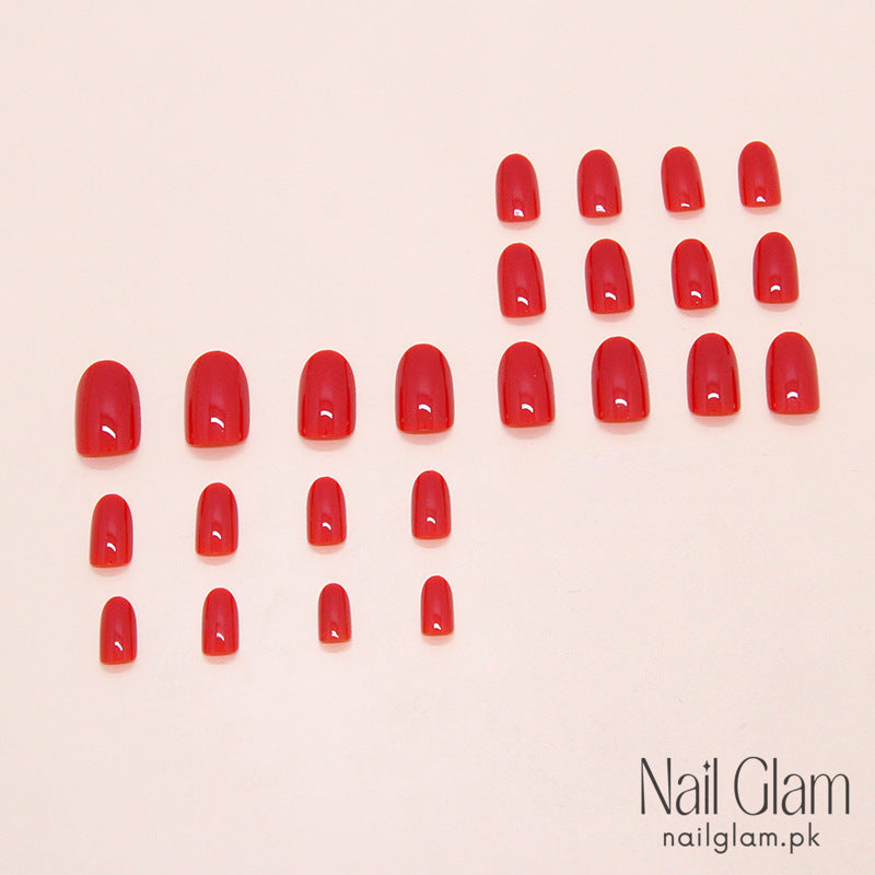 Velvet Matte Almond (24Pcs) - Application Kit Included