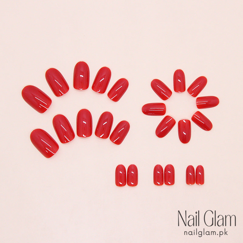 Velvet Matte Almond (24Pcs) - Application Kit Included