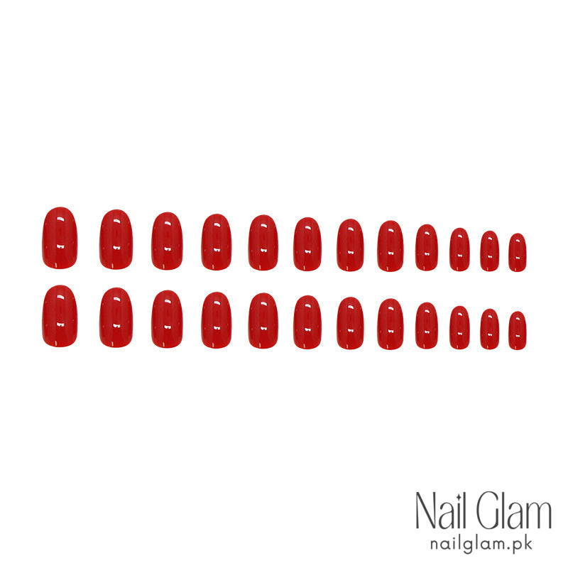 Velvet Matte Almond (24Pcs) - Application Kit Included