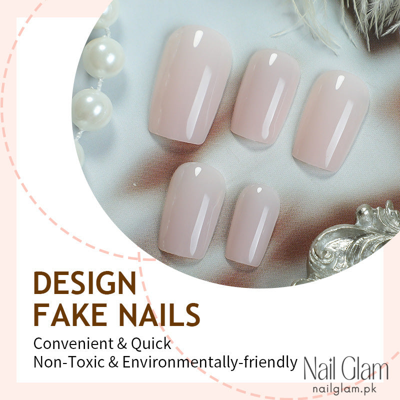 Pure Color Simple Nude (24Pcs) - Application Kit Included
