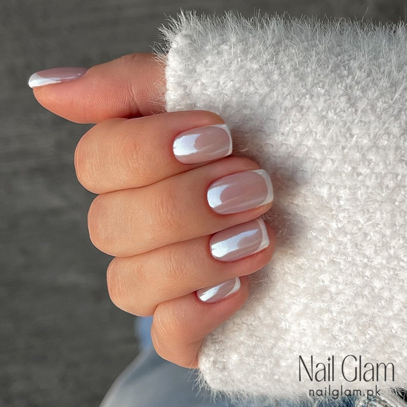 Subtle Beauty Press-On Nail Set (24Pcs) - Application Kit Included