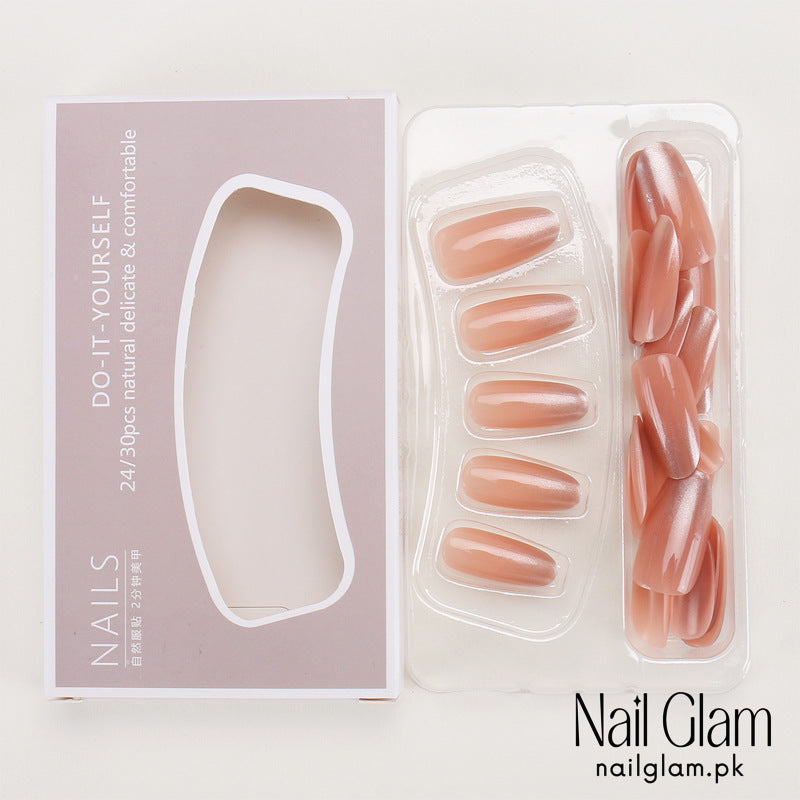 NailGlam 630 - Chic Reflections (30Pcs) - Application Kit Included