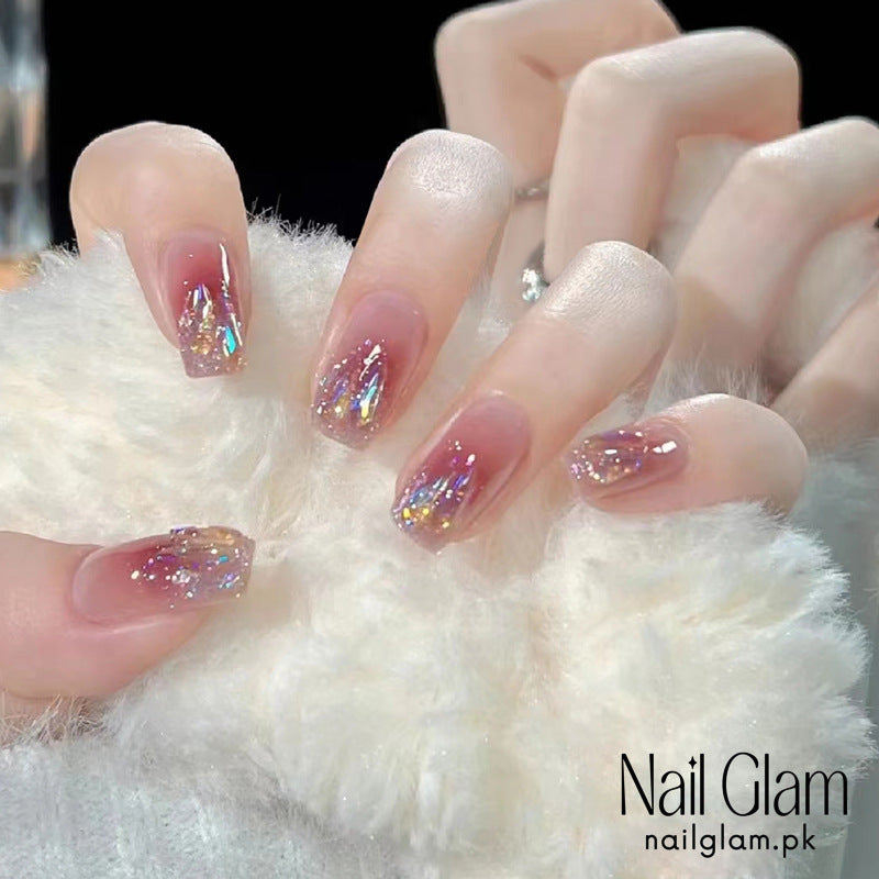 NailGlam 632 - Shine Spectrum (30Pcs) - Application Kit Included