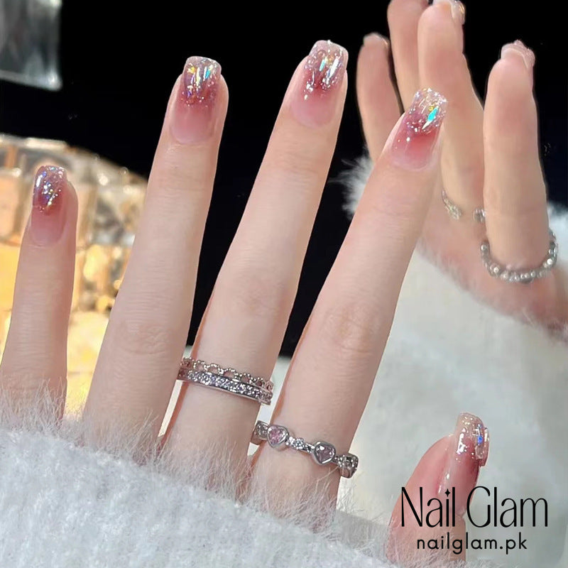 NailGlam 632 - Shine Spectrum (30Pcs) - Application Kit Included