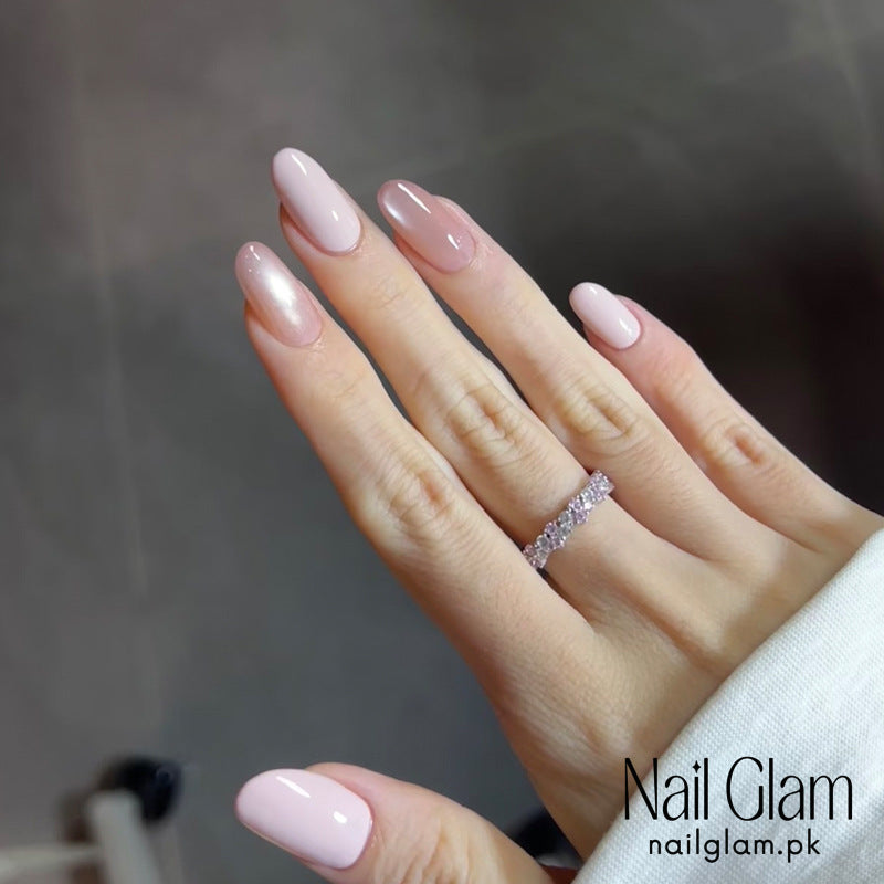 NailGlam 637 - Slim and Graceful (30Pcs) - Application Kit Included