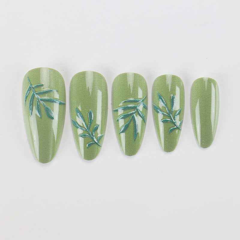 NG838 - Taro Flavor Finger (24Pcs) - Free Nail Kit Included