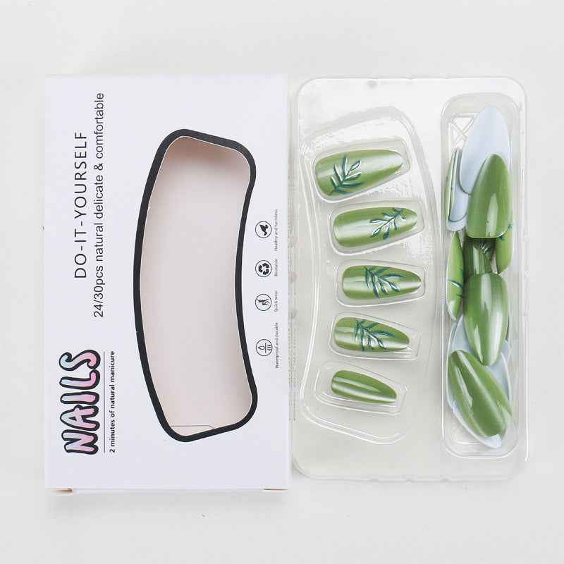 NG838 - Taro Flavor Finger (24Pcs) - Free Nail Kit Included
